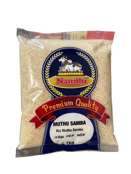 Nandhi Muthu Samba Rice 1kg - Namma Markt