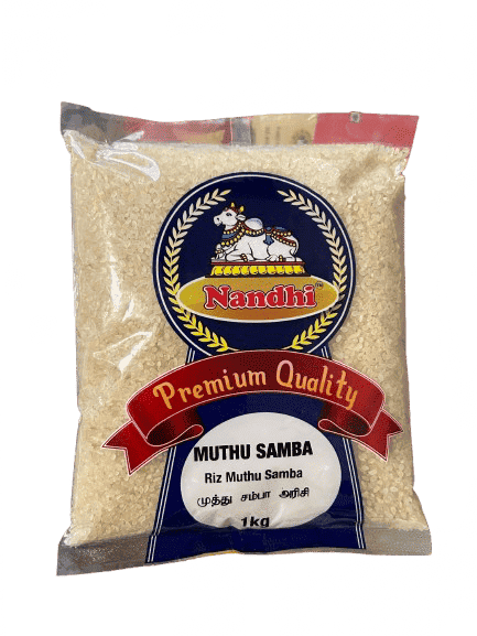 Nandhi Muthu Samba Rice 1kg - Namma Markt