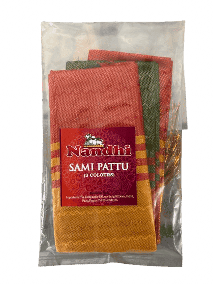 Nandhi Sami Pattu/ Silk (3 Colours) - Namma Markt