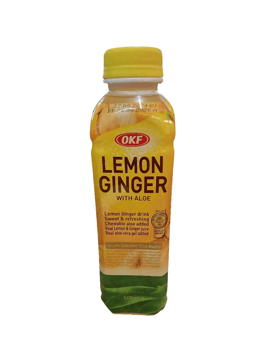 OKF Lemon Ginger with Aloe 500ml - Namma Markt