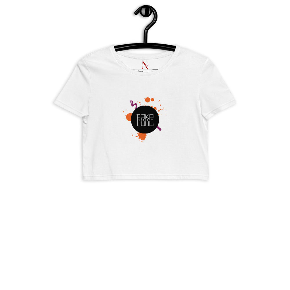 Fake Society Crop Top