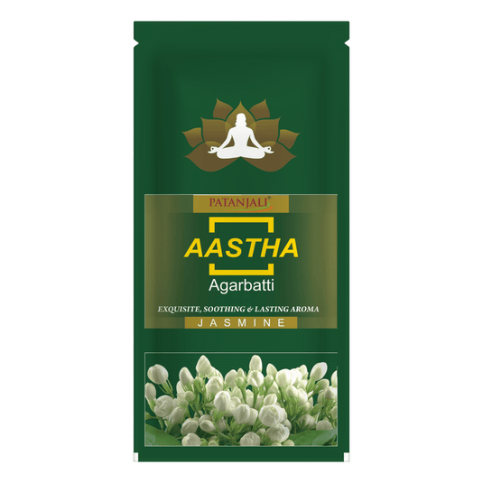 Patanjali Aastha Agarbatti - Jasmine 18stk - Namma Markt