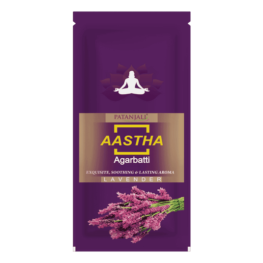 Patanjali Aastha Agarbatti Lavender 18 Sticks - Namma Markt