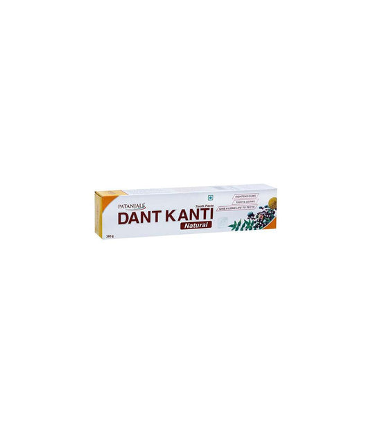 Patanjali Dant Kanti Natural Toothpaste 200g + Free Toothbrush - Namma Markt