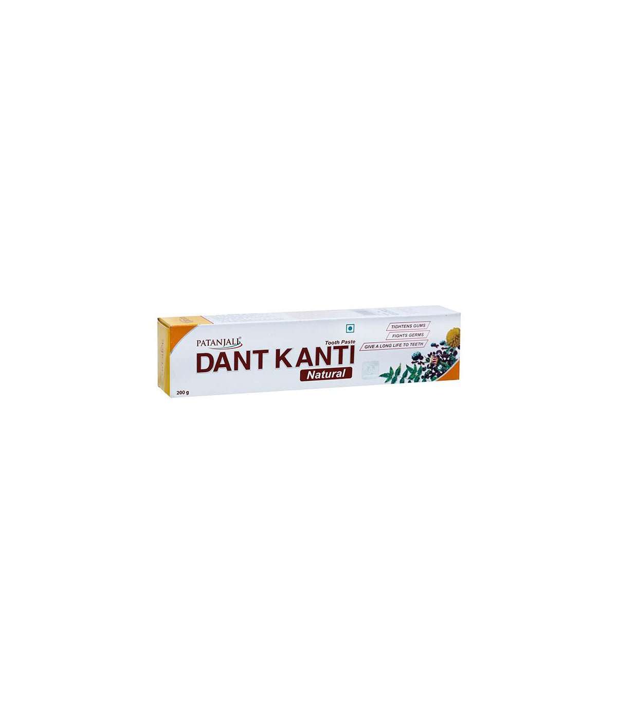 Patanjali Dant Kanti Natural Toothpaste 200g + Free Toothbrush - Namma Markt