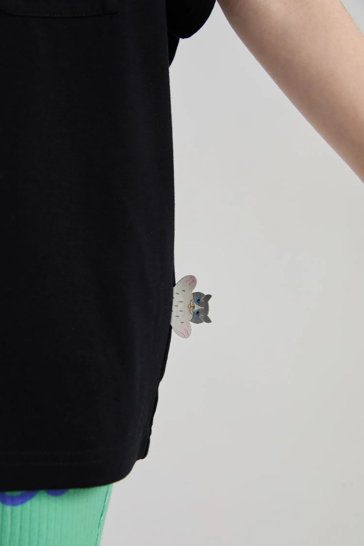 Mermaid Cat Plush Doll Tee