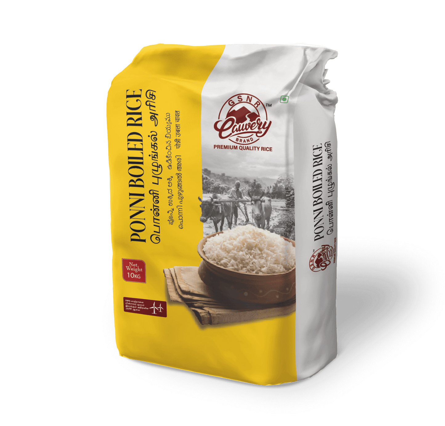 Cauvery Ponni gekochter Reis 10kg