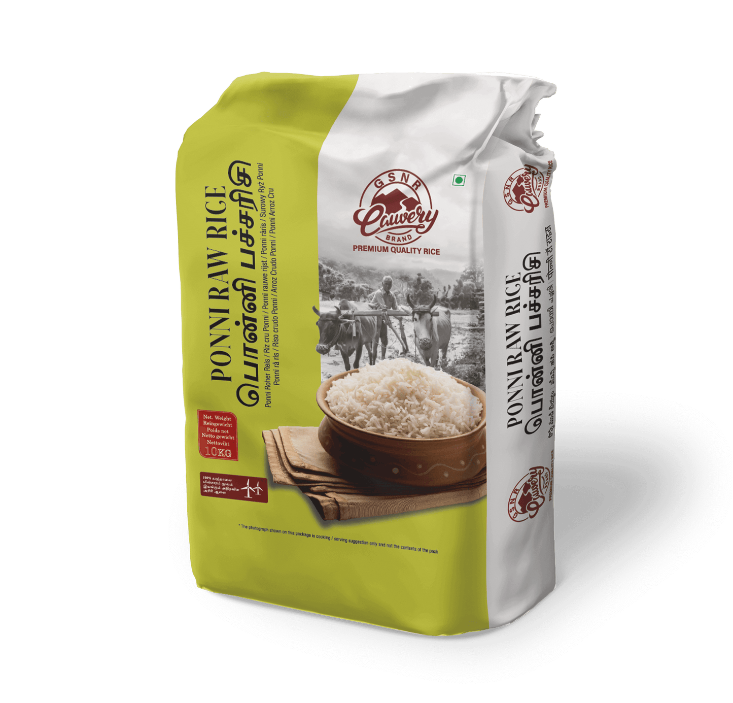 Riso Crudo Cauvery Ponni 10Kg