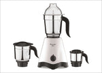 Preethi Elite Plus Mixer Grinder 600W 3 Jars, White Black - Namma Markt
