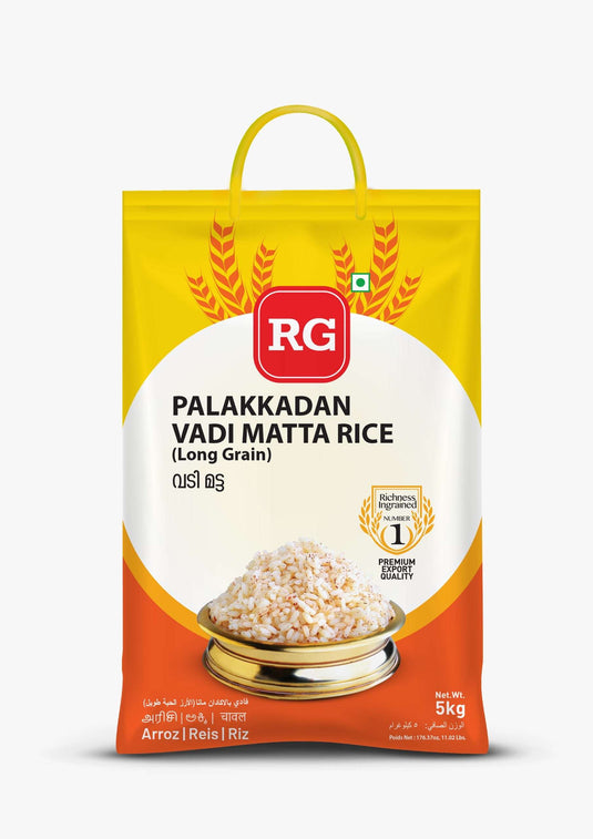 RG Palakkadan Vadi Matta Rice 5kg - Namma Markt