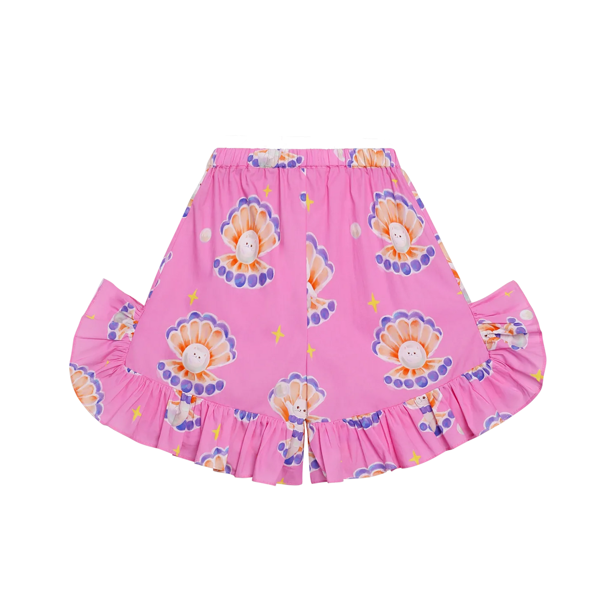 Mermaid Pearl Cat Shorts