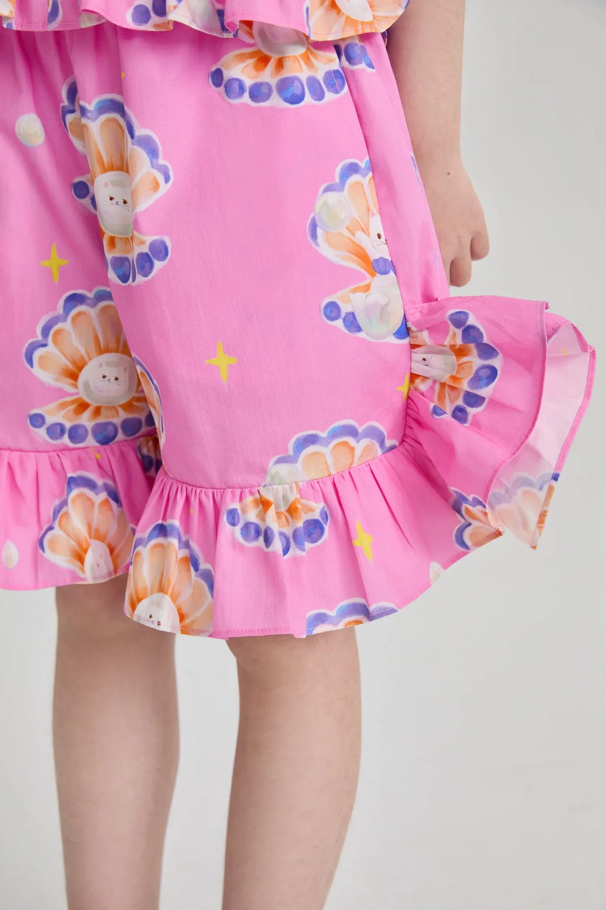 Mermaid Pearl Cat Shorts
