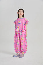 Pearl Cat Shell Print Pants
