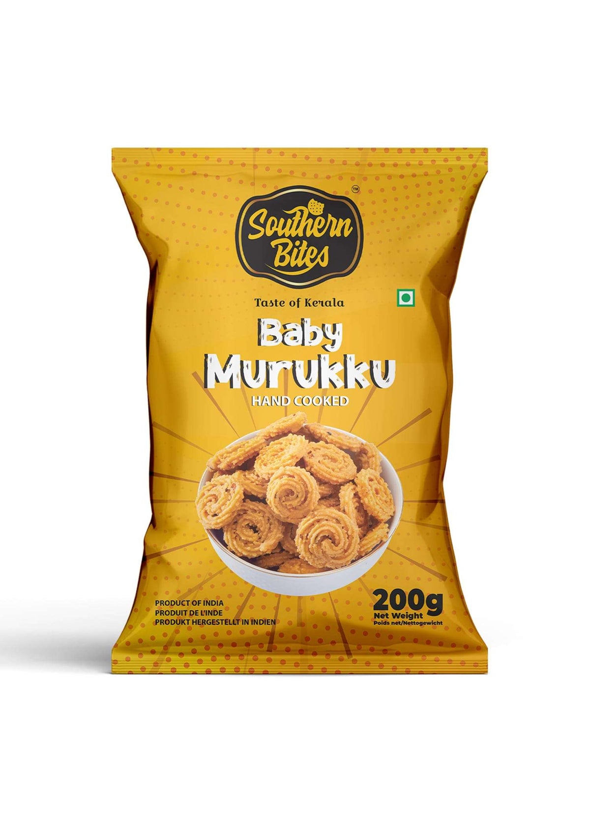 Southern Bites Baby Murukku 200g - Namma Markt