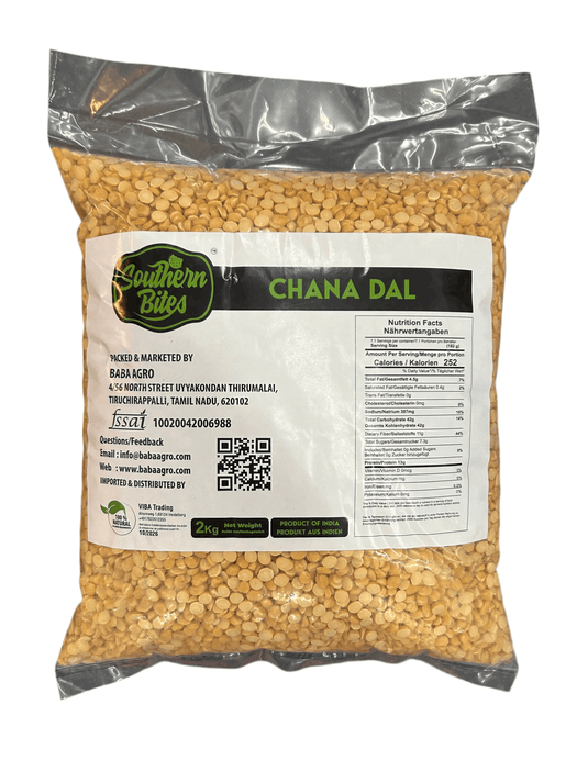 Southern Bites Premium Chana Dal 2kg - Namma Markt