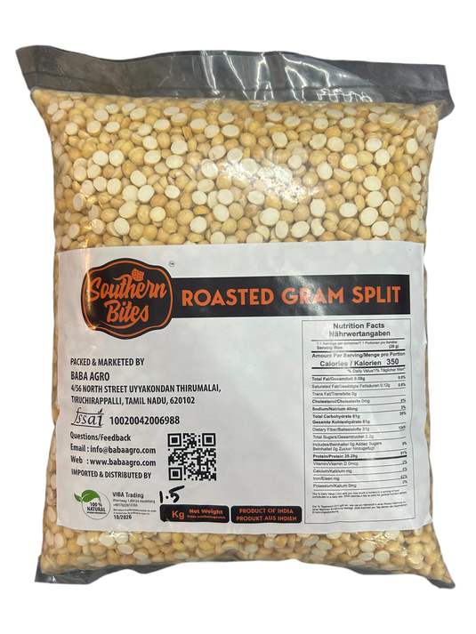 Southern Bites Premium Roasted Chana / Fried Gram 1.5kg - Namma Markt