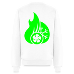 Unisex Premium Pullover "Klimatechniker" neongrün
