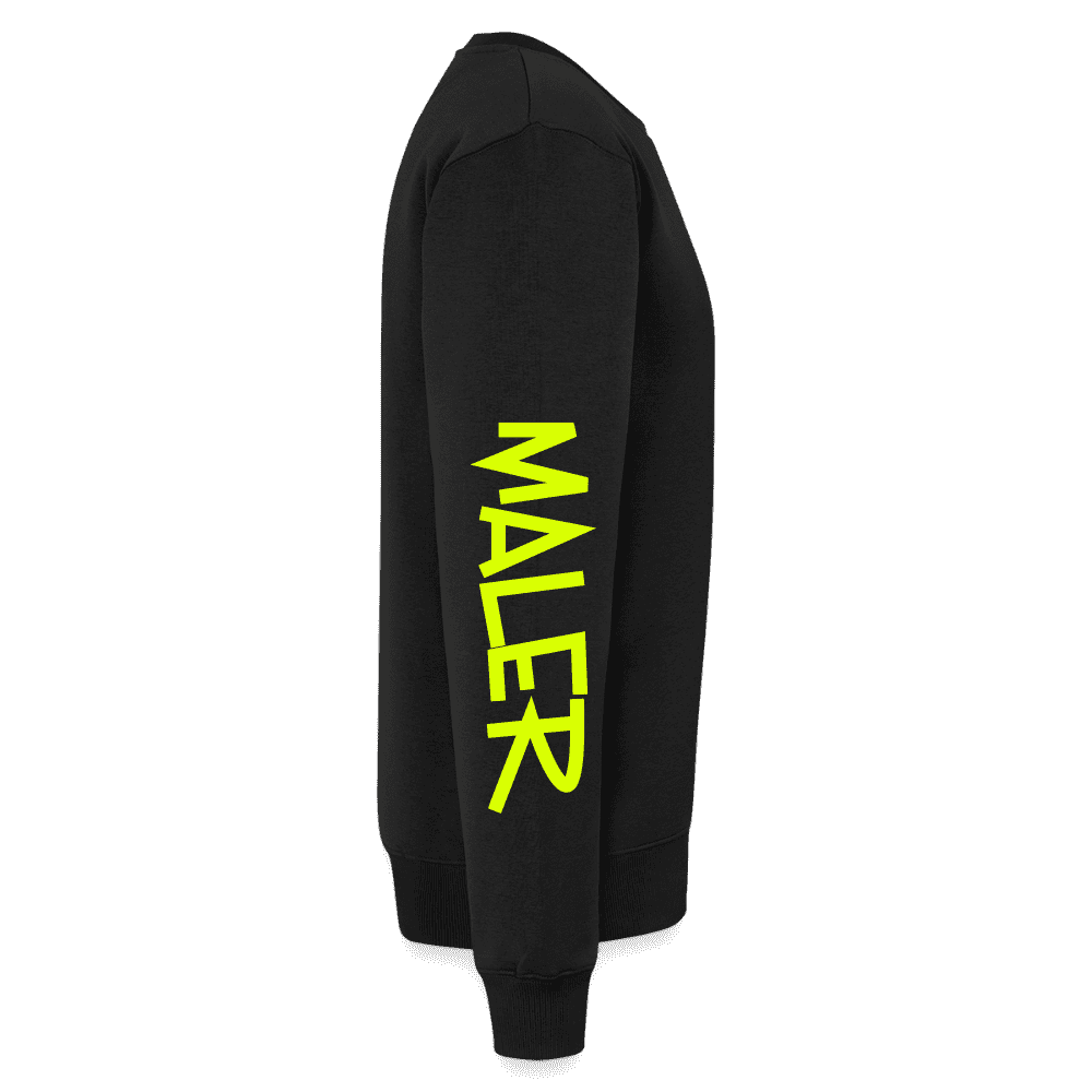 Unisex Premium Pullover "Maler" neongelb