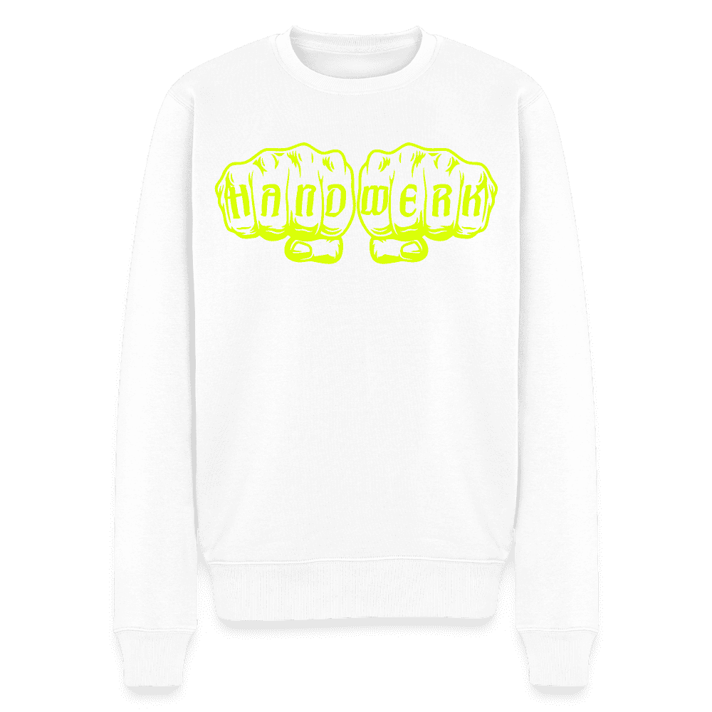 Unisex Premium Pullover "Maler" neongelb