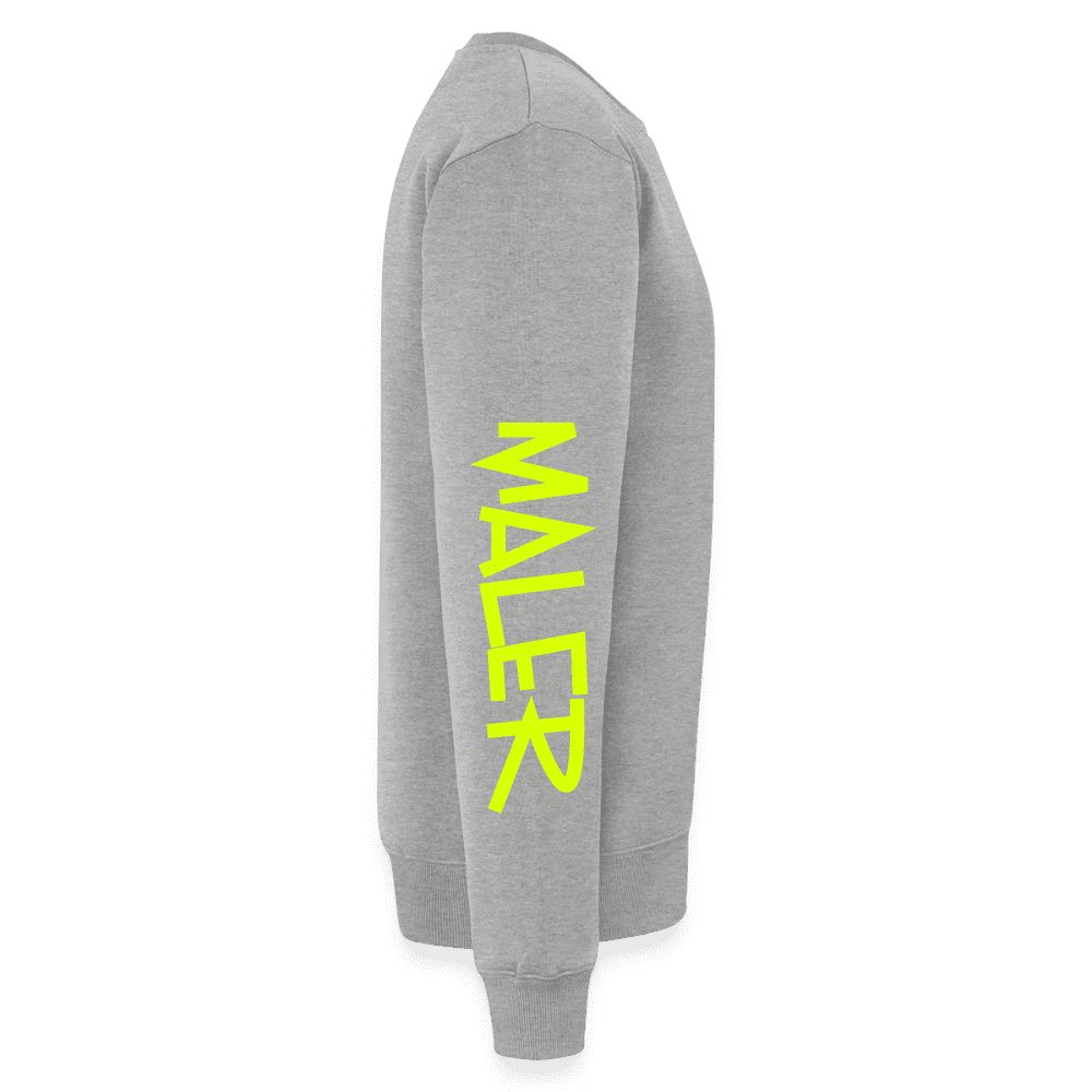 Unisex Premium Pullover "Maler" neongelb