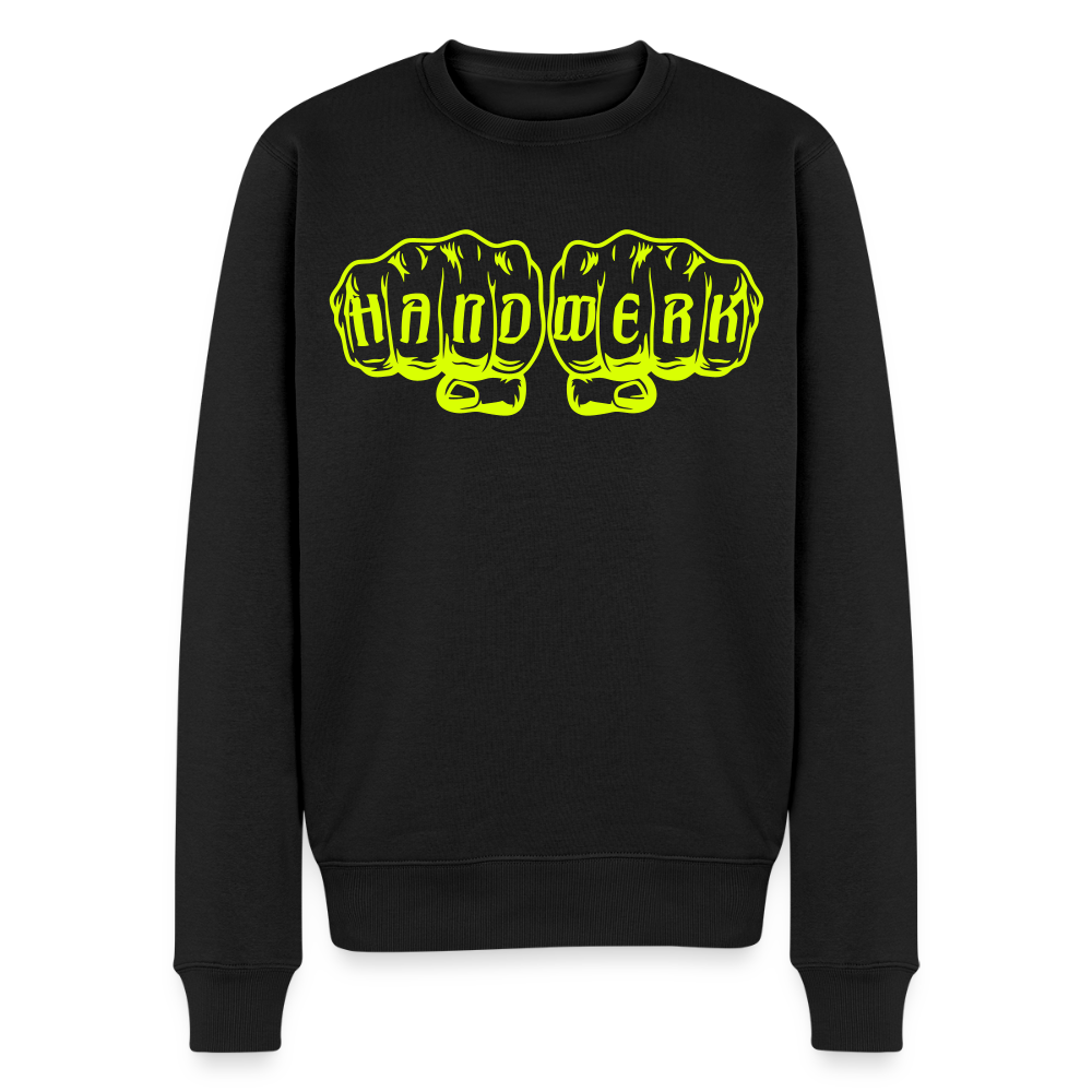 Unisex Premium Pullover "Bodenleger" neongelb