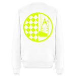Unisex Premium Pullover "Bodenleger" neongelb