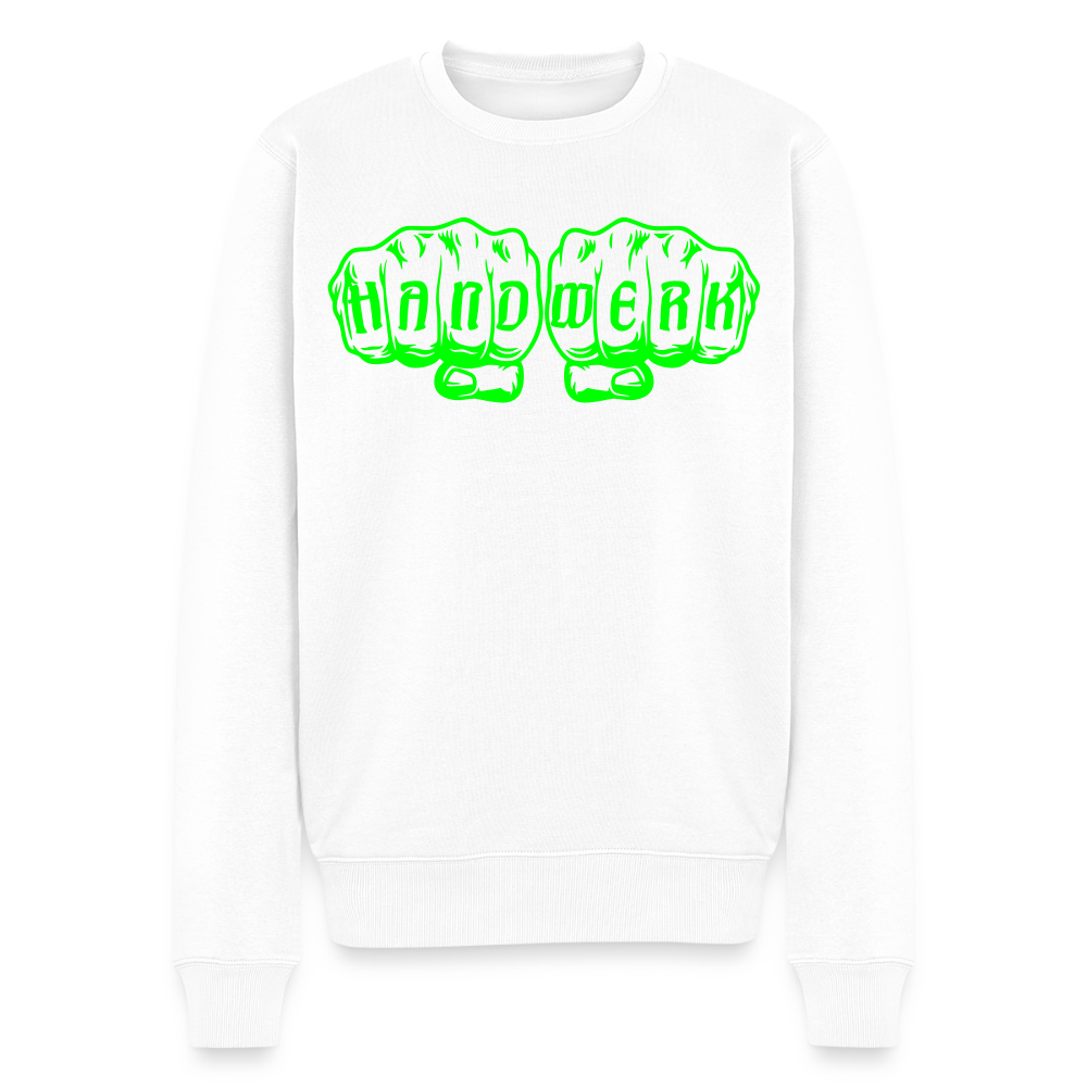 Unisex Premium Pullover "Stuckateur" neongrün