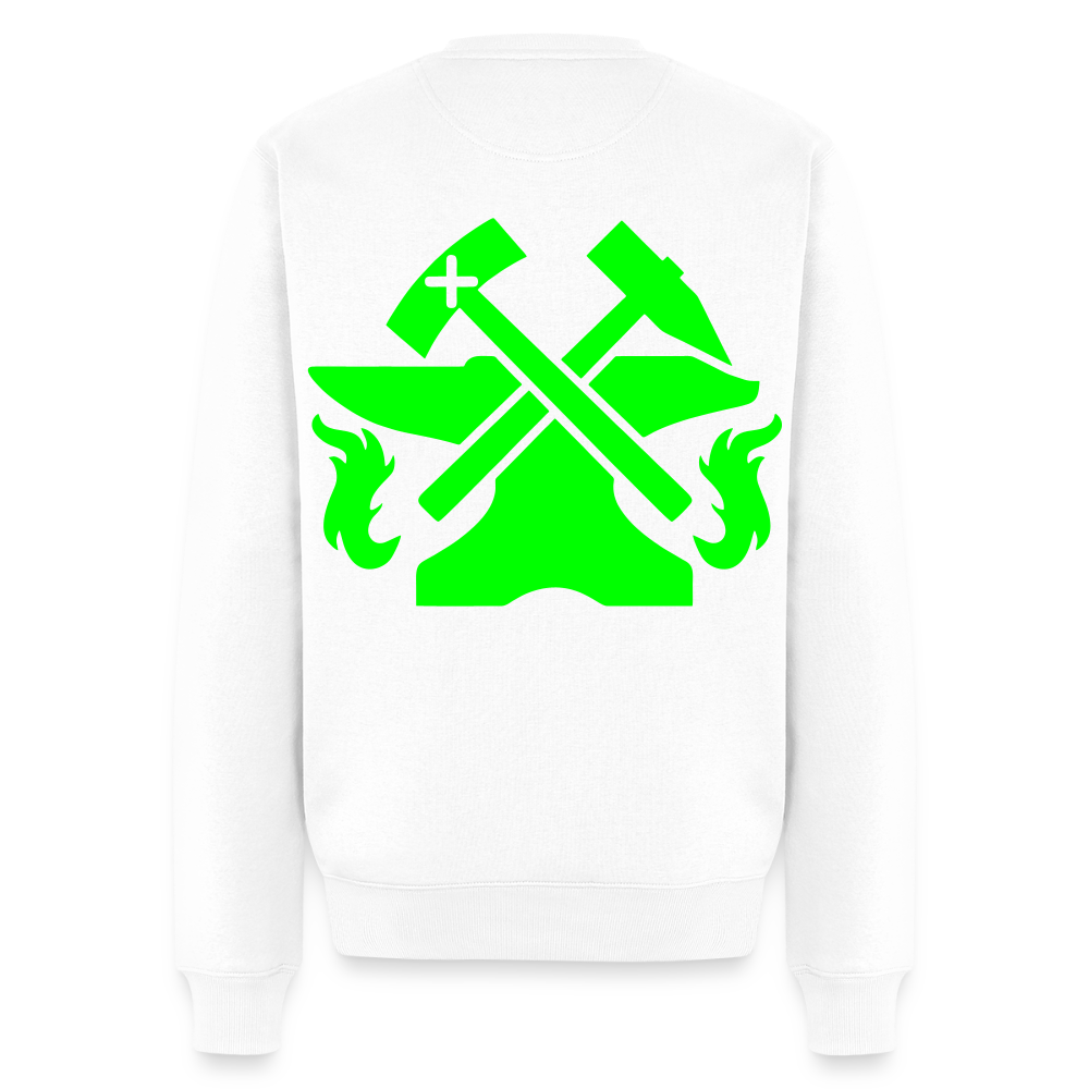 Unisex Premium Pullover "Metallbauer" neongrün