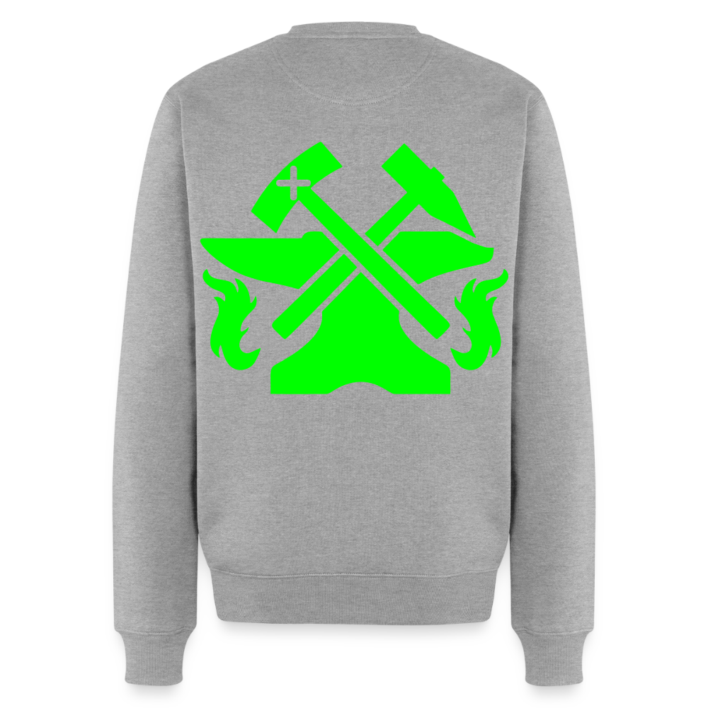 Unisex Premium Pullover "Metallbauer" neongrün