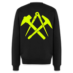 Unisex Premium Pullover "Dachdecker" neongelb