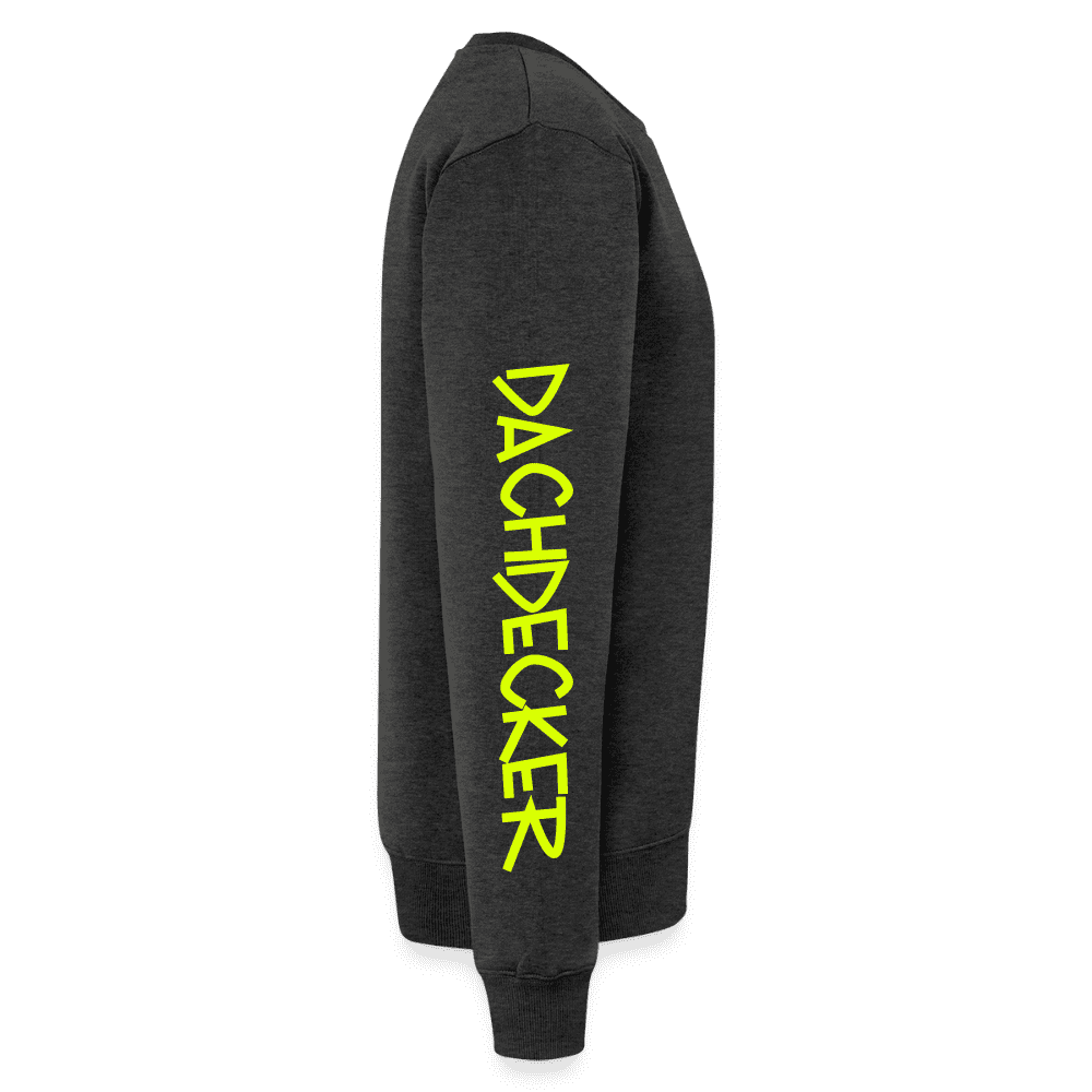 Unisex Premium Pullover "Dachdecker" neongelb