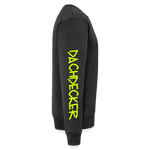 Unisex Premium Pullover "Dachdecker" neongelb