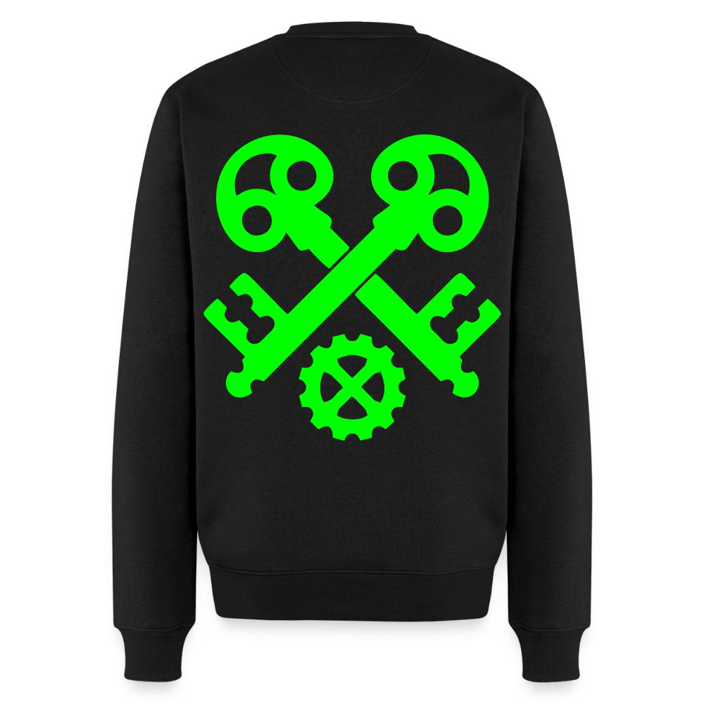 Unisex Premium Pullover "Schlosser" neongrün