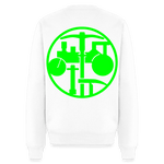 Unisex Premium Pullover "Strassenbauer" neongrün