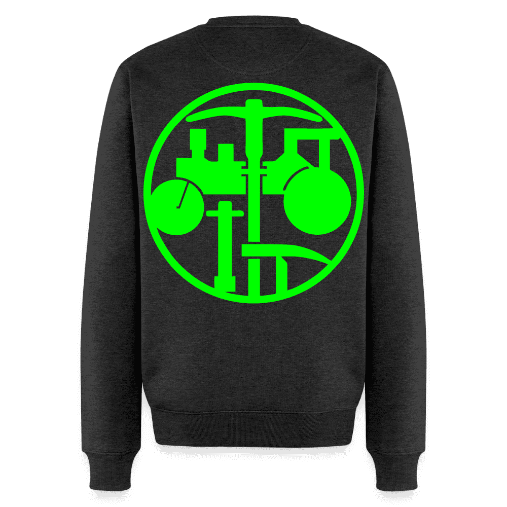 Unisex Premium Pullover "Strassenbauer" neongrün