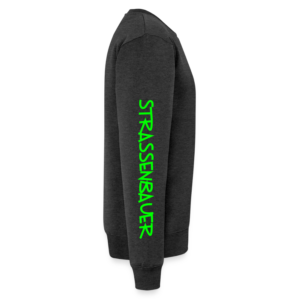 Unisex Premium Pullover "Strassenbauer" neongrün