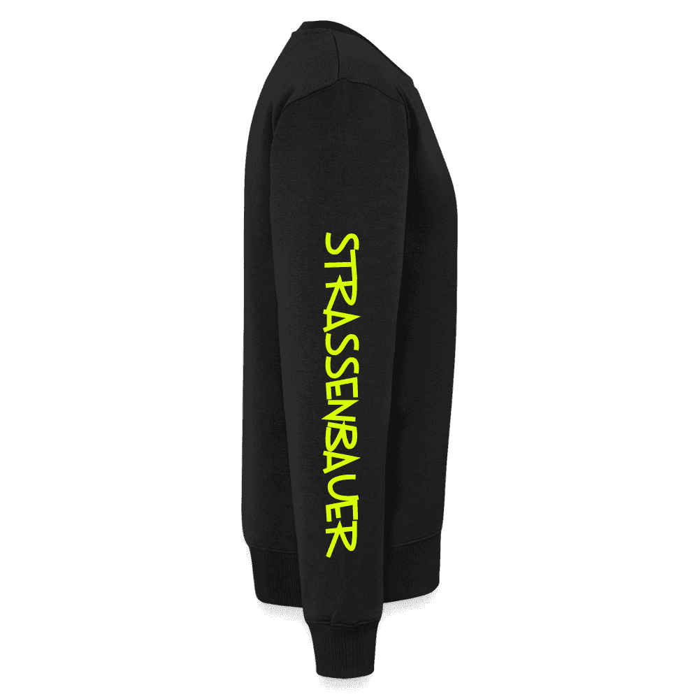 Unisex Premium Pullover "Strassenbauer" neongelb