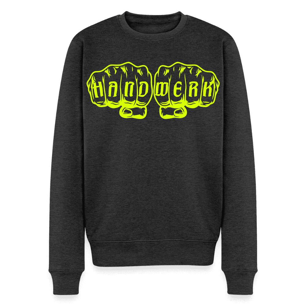 Unisex Premium Pullover "Strassenbauer" neongelb