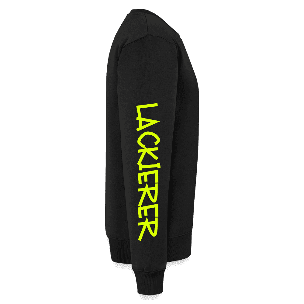 Unisex Premium Pullover "Lackierer" neongelb Namma Markt