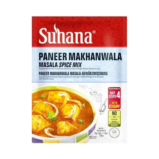 Suhana Paneer Makhanwala Masala Spice Mix 50g - Namma Markt
