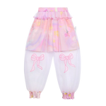 Swan Mesh Overlay Anti-Mosquito Pants
