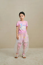Swan Mesh Overlay Anti-Mosquito Pants