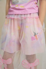 Swan Mesh Overlay Anti-Mosquito Pants