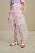 Swan Mesh Overlay Anti-Mosquito Pants