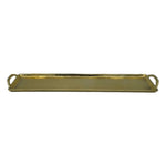 Tablett Gold XXL Dekotablett 60 cm Griffen Kerzentablett Serviertablett langes Tablett Metall