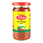 Telugu Foods Cut Mango Pickle (with garlic) 300g - Namma Markt