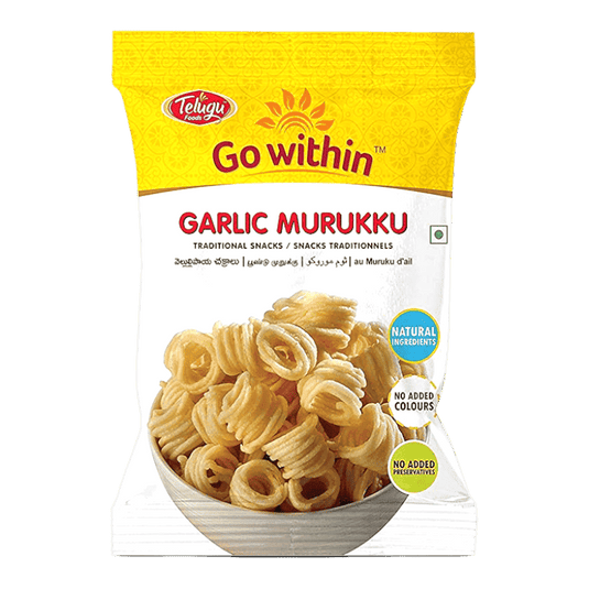 Telugu foods Garlic murukku 170g - Namma Markt