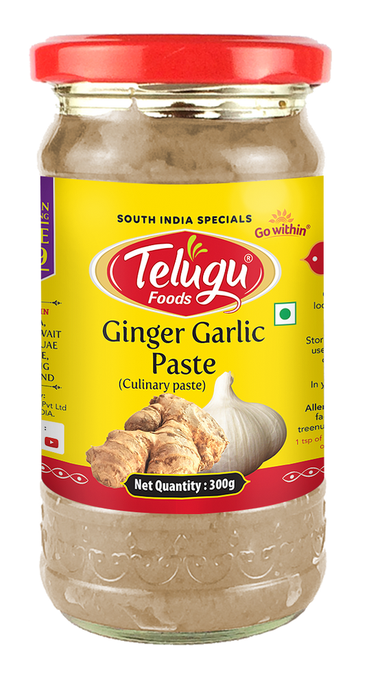 Telugu Foods Ginger Garlic Paste 300g - Namma Markt