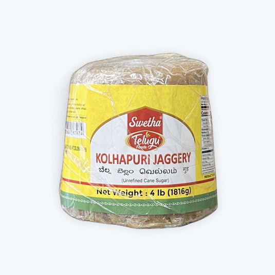 Telugu Foods Kolhapuri Jaggery Brown 1kg - Namma Markt