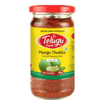 Telugu Foods Mango Thokku Grated Mango Pickle (with garlic) 300g - Namma Markt